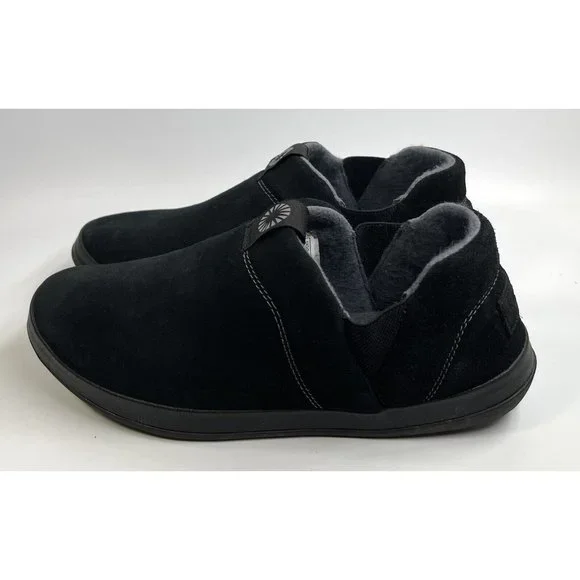 Ugg Men's 1017266 Hanz Black Ankle-High Suede Slipper Pull on 9M EUR 42 - Picture 6 of 10